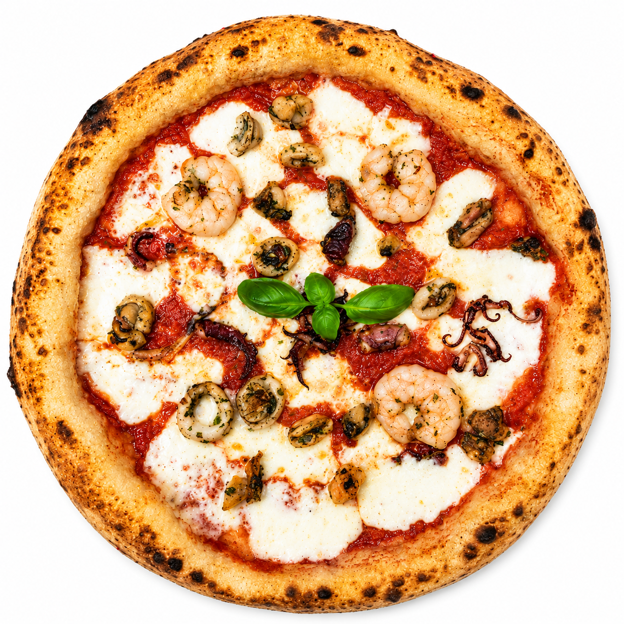 Frutti Di Mare (Seafood Pizza) from Napoli 7